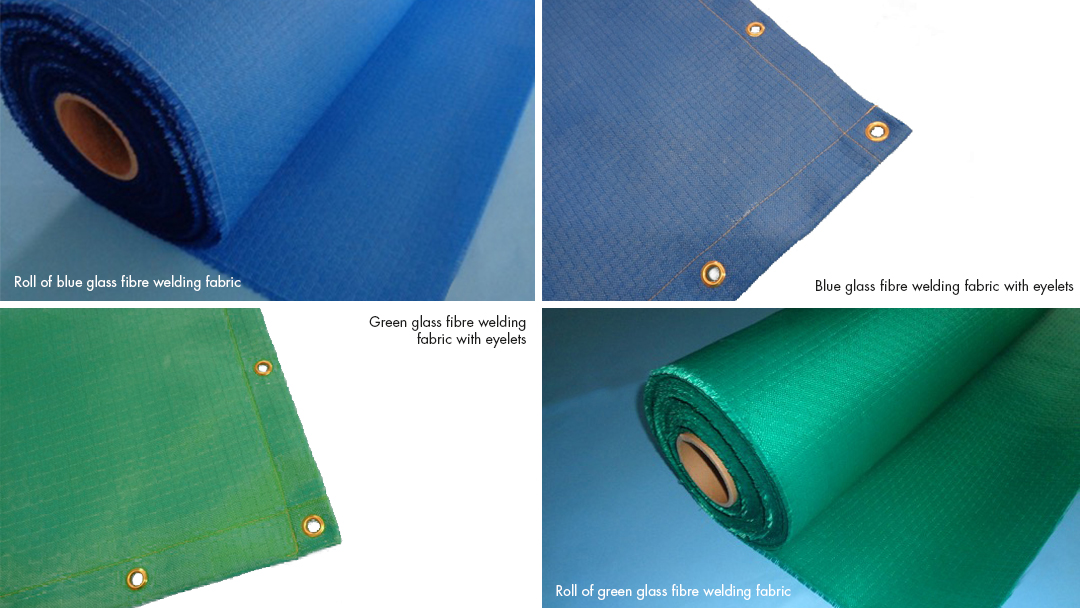 Blue And Green Welding Fabrics Ic International